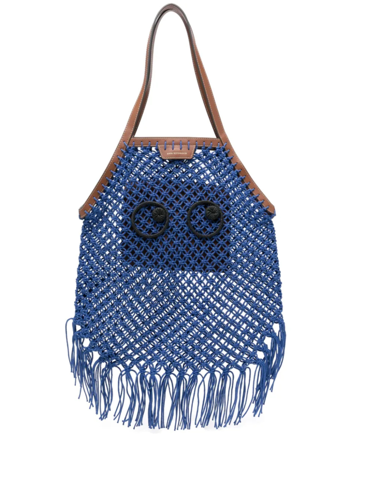 

Сумка-шоппер с бахромой Anya Hindmarch, синий