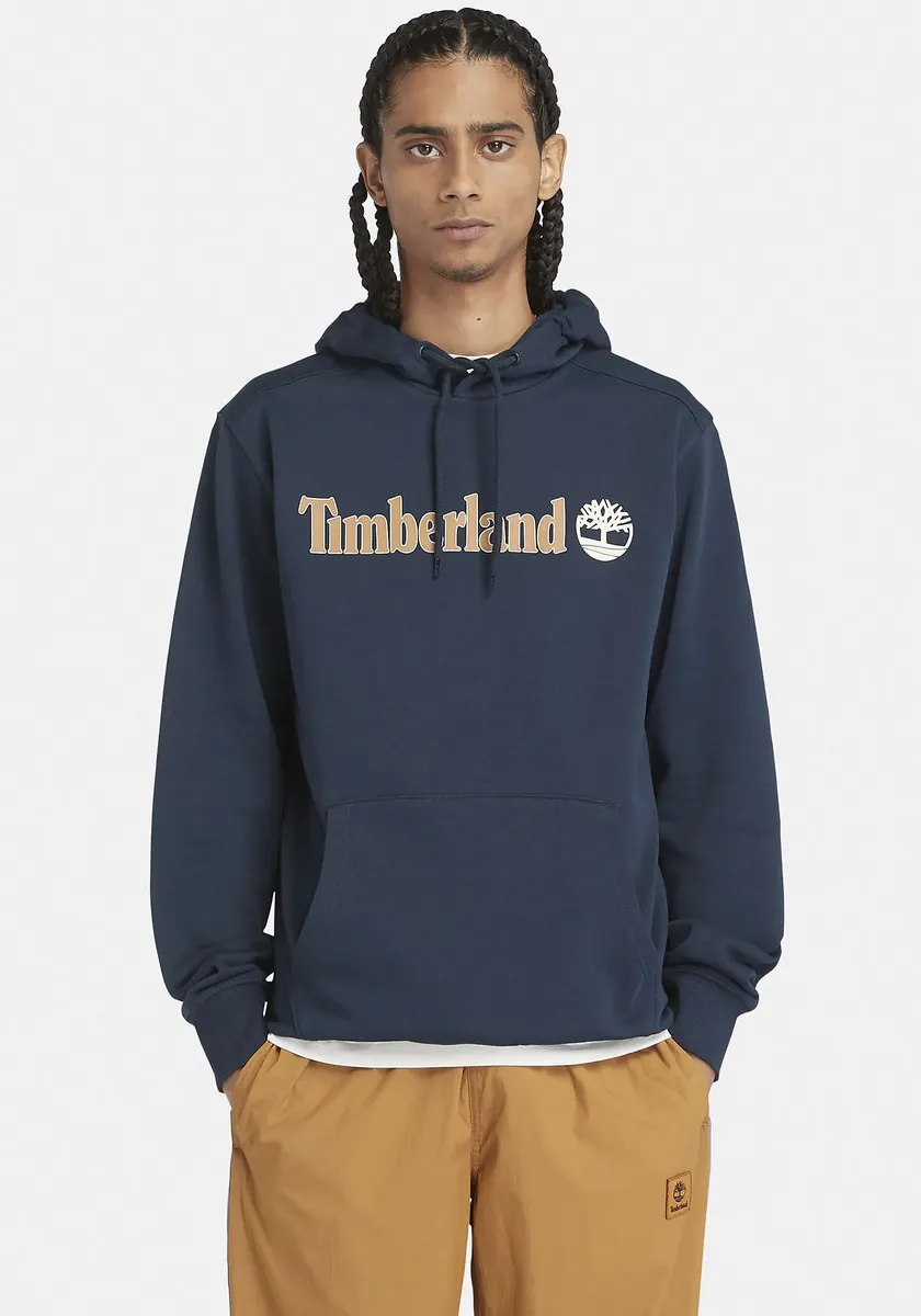 

Толстовка Timberland с капюшоном "KENNEBEC RIVER Linear Logo Hoodie", цвет Dark Sapphire