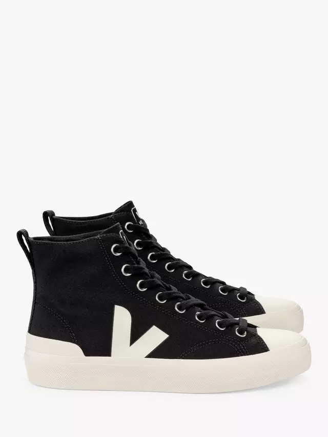 

Кроссовки VEJA Wata II Hi Top Canvas, цвет black/pierre