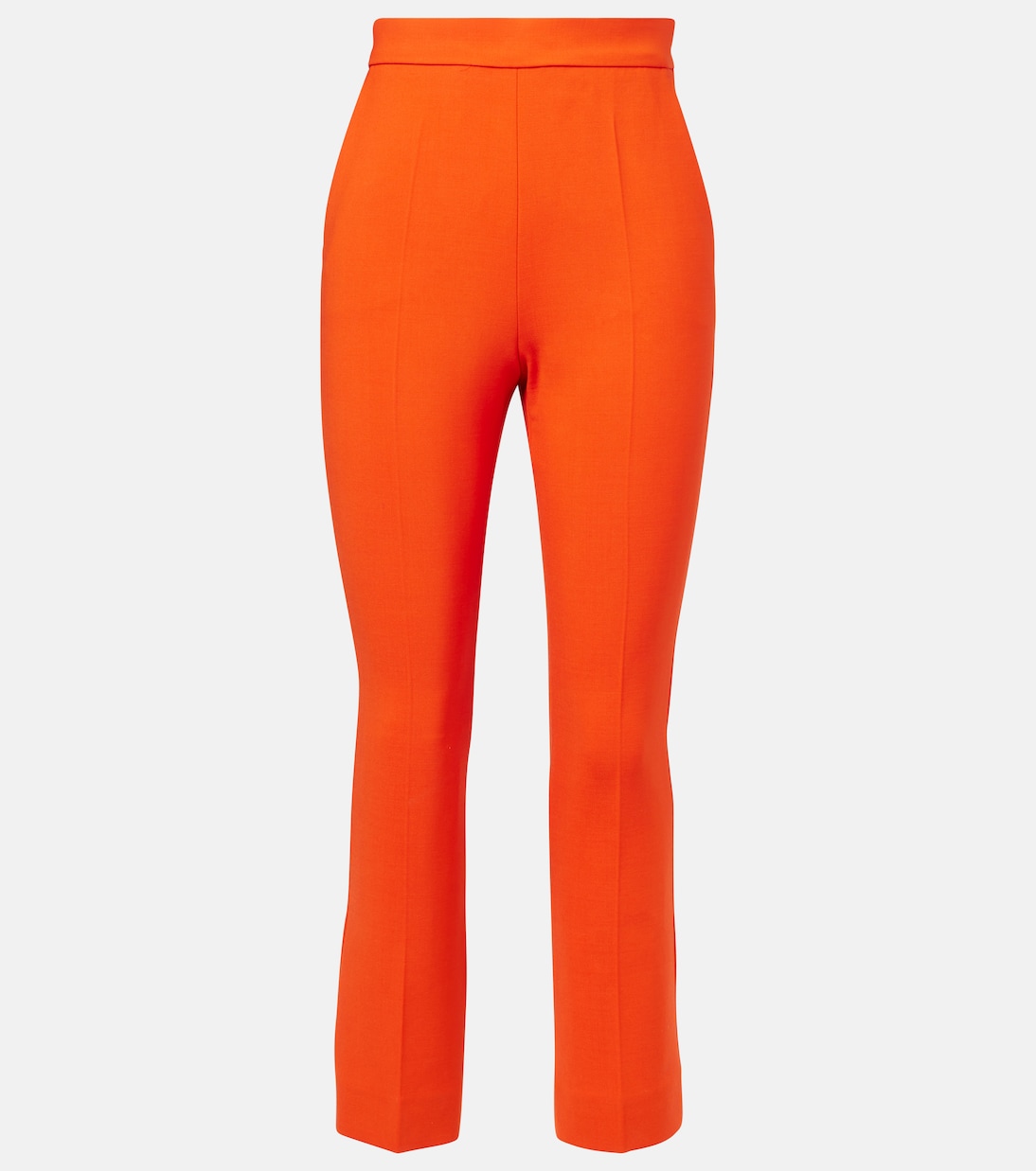 

Прямые брюки Nepeta с высокой талией из смесовой шерсти Max Mara, Rosso
