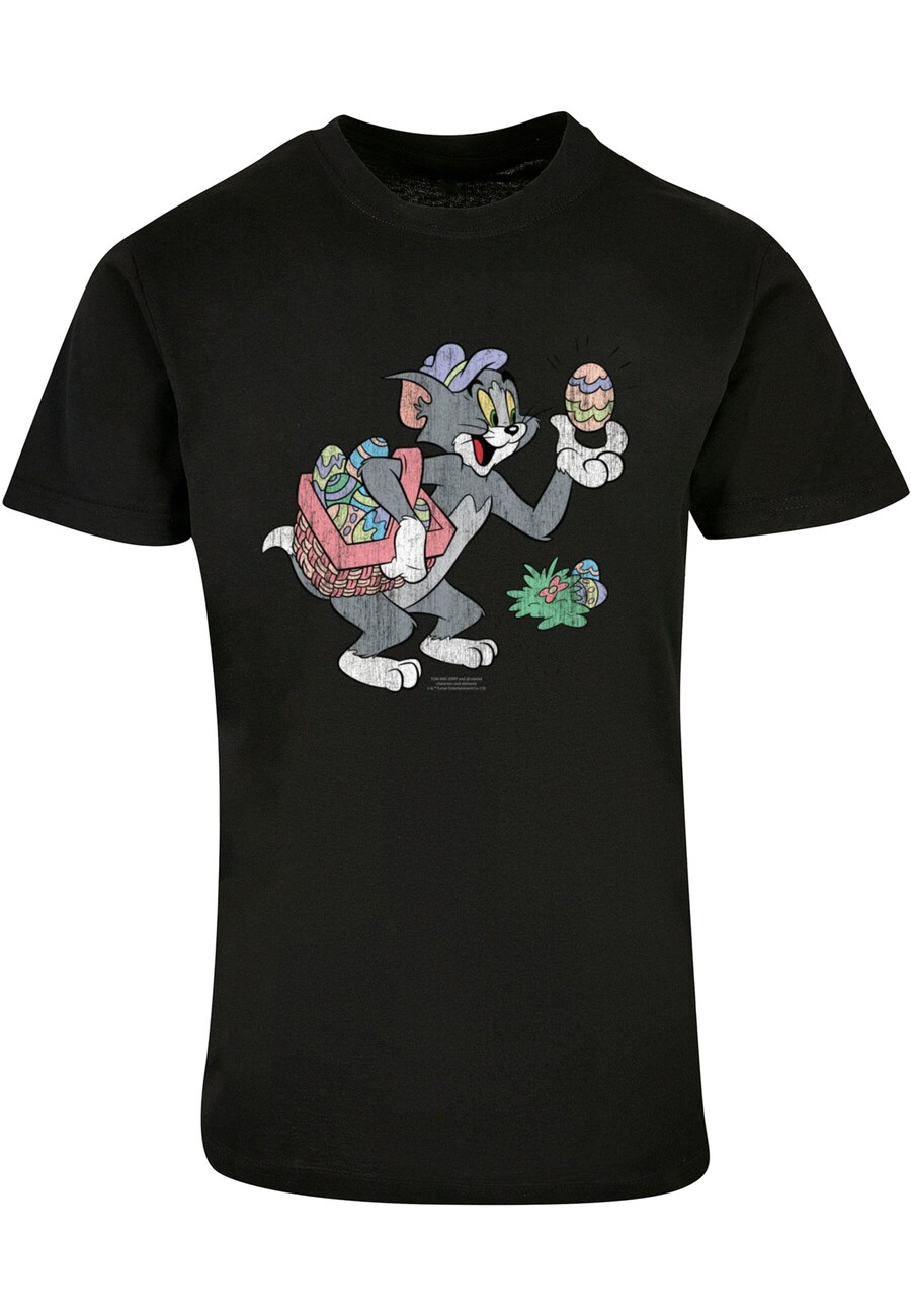 

Классическая футболка ABSOLUTE CULT Shirt Tom And Jerry - Tom Egg Hunt, черный