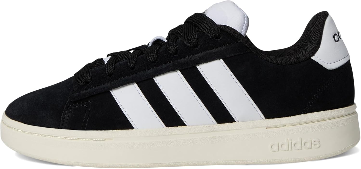 Мужские кроссовки Adidas Grand Court Alpha 00s, слоновая кость/белый/черный — фото 4