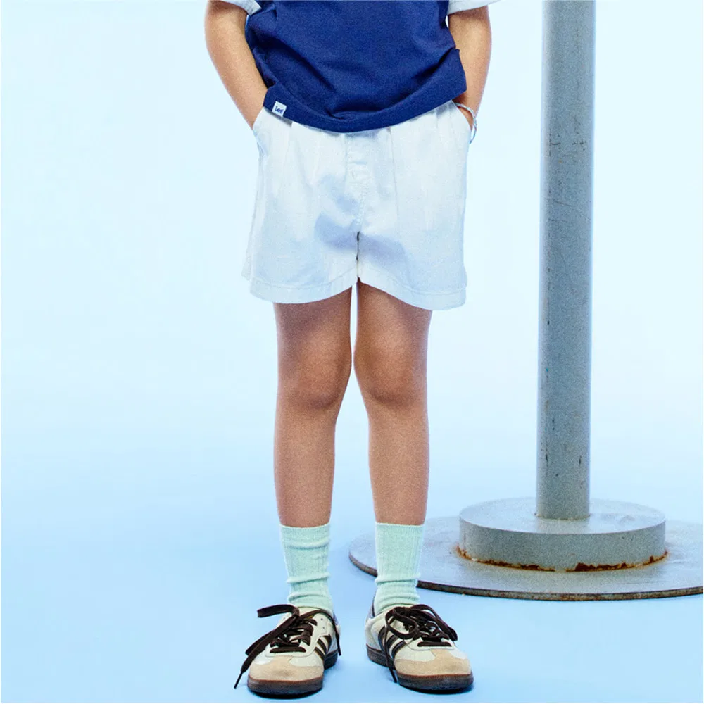 Детские джинсовые шорты 3/4 белые от Lee Kids