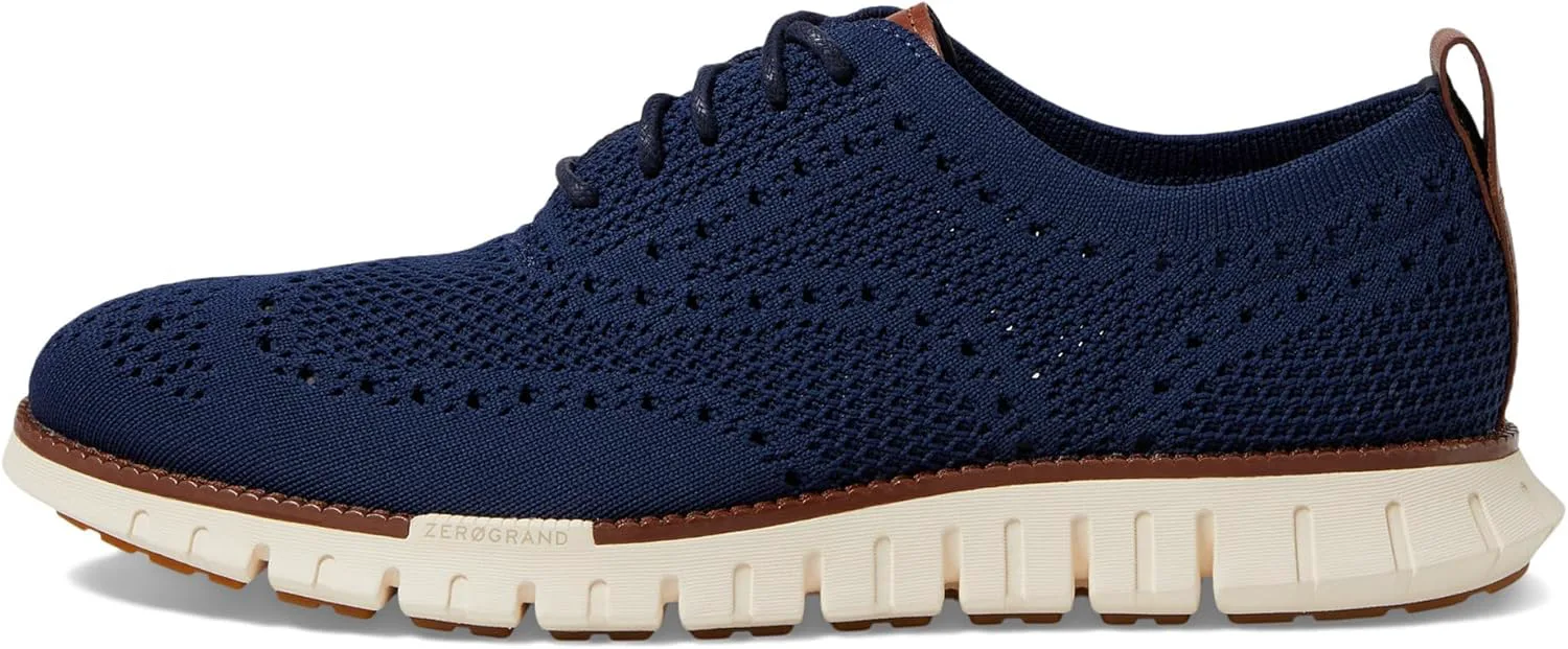 Мужские туфли Cole Haan ZG Remastered Stitchlite Oxford, синий/слоновая кость — фото 3