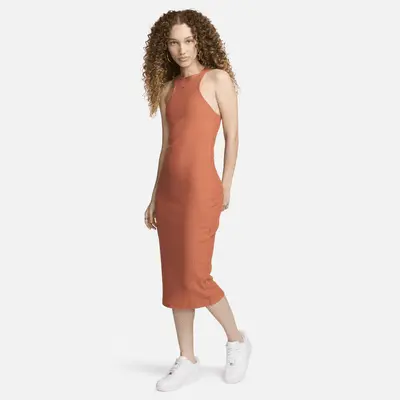 

Платье Nike Sportswear Chill Rib, цвет Burnt Sunrise/Burnt Sunrise