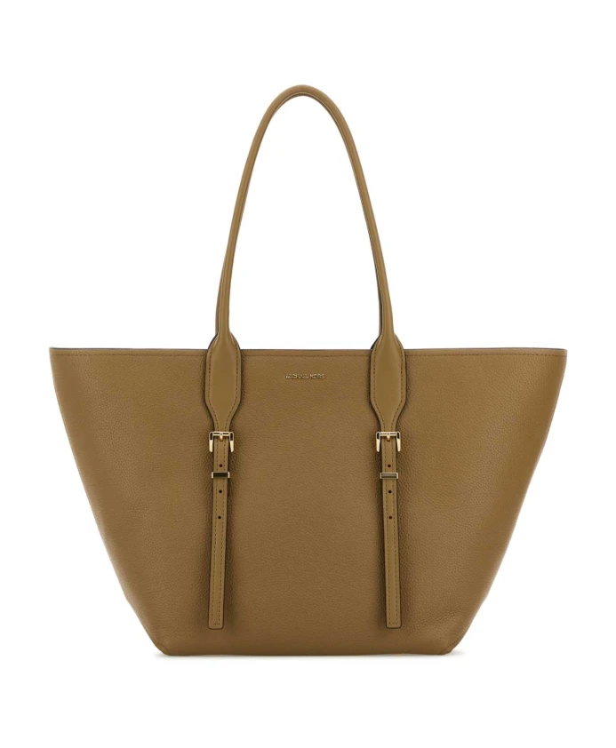 

Кожаная сумка-шоппер Cappuccino Michael Kors, коричневый
