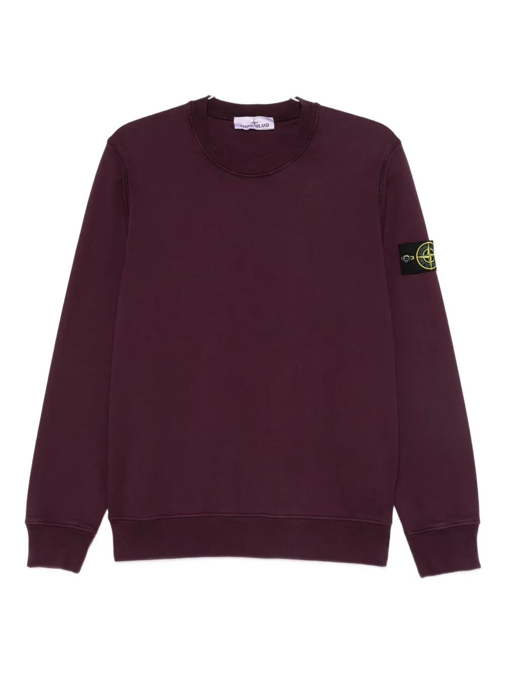 

Толстовка с круглым вырезом и нашивкой-логотипом Stone Island, фиолетовый