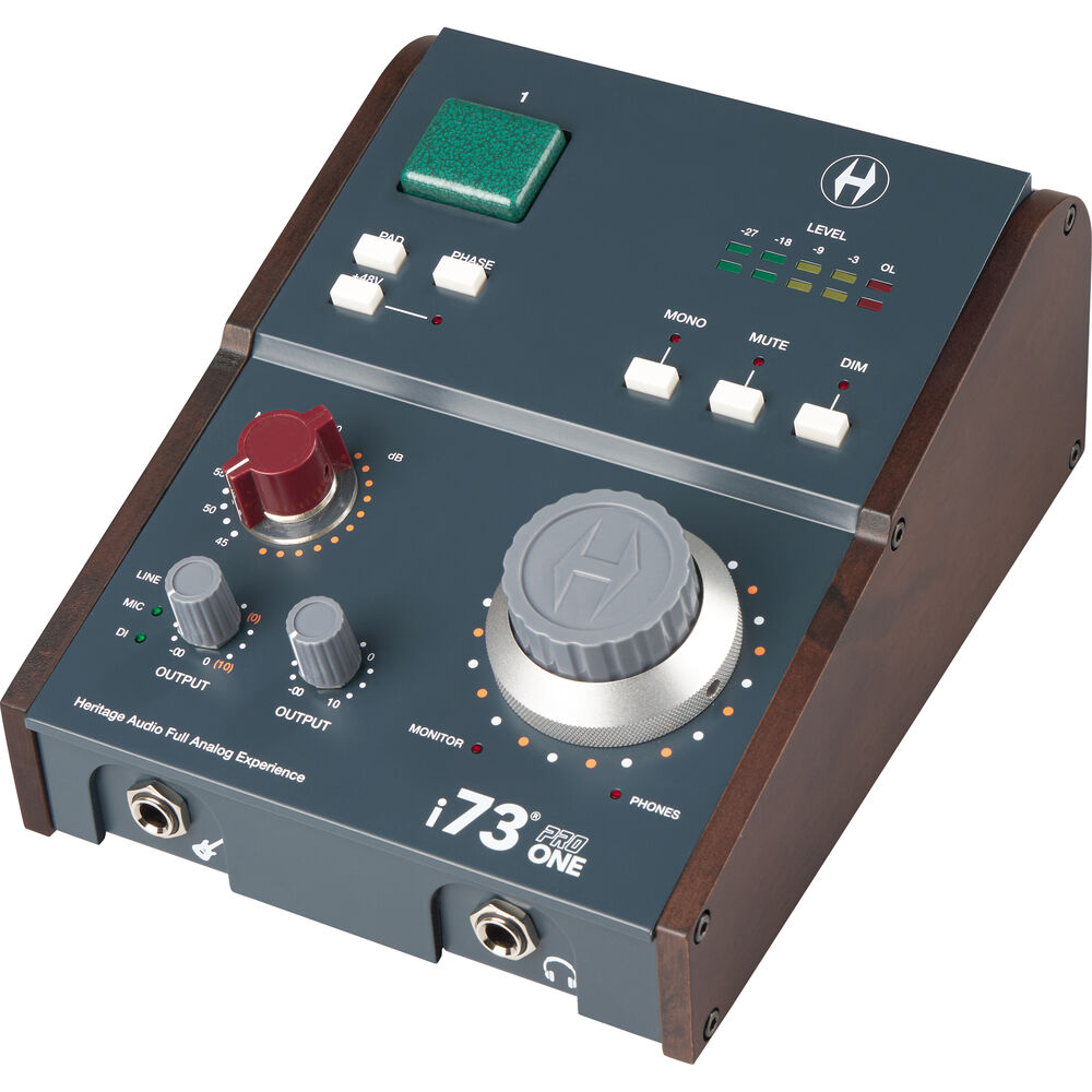 

Heritage Audio i73 PRO Один аудиоинтерфейс USB-C
