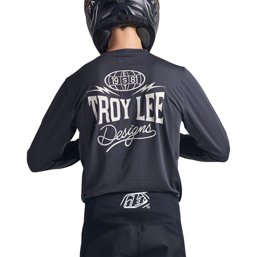 

Футболка Troy Lee Designs Ruckus Long-Sleeve Ride Troy Lee Designs, Bolts Carbon
