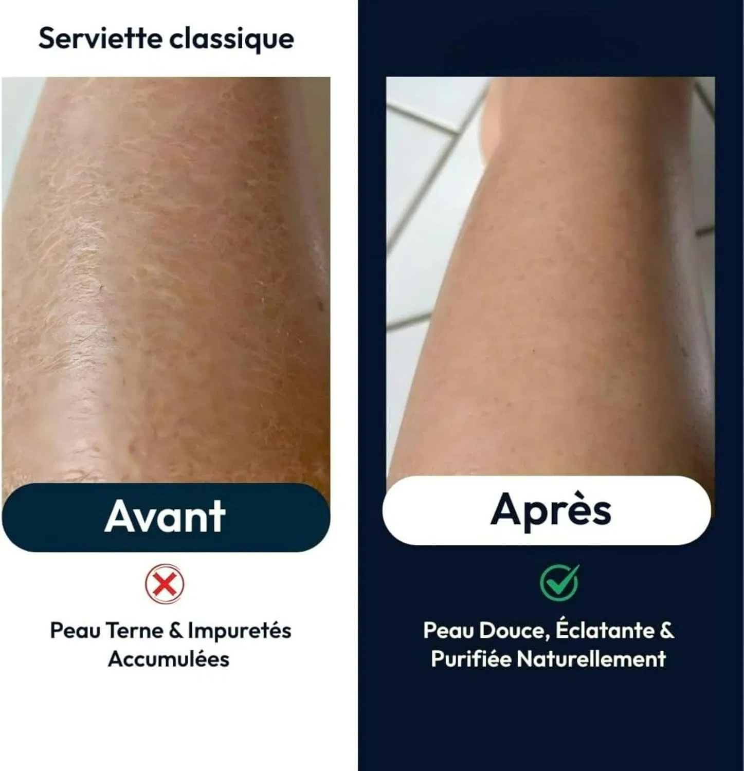 Японское отшелушивающее полотенце для ванны Générique, 5 X Exfoliating Cloths — фото 3