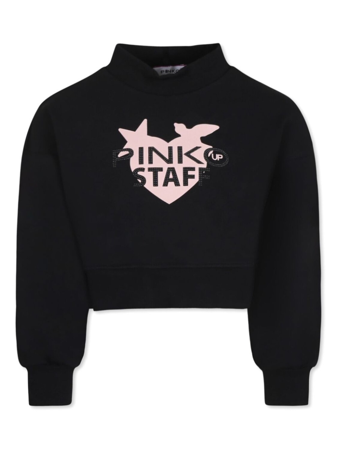

Свитшот Pinko Kids с логотипом, черный