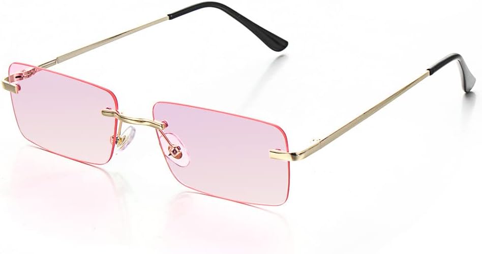 

1 шт. Винтажные прямоугольные солнцезащитные очки с градиентным переходом цвета, унисекс, модные солнцезащитные очки с защитой от УФ-излучения UV400 WNCKSQ, Style1-gray Orange