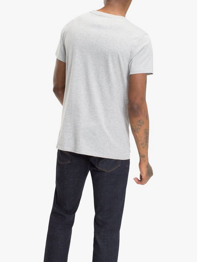Футболка с круглым вырезом из органического хлопка Tommy Hilfiger, цвет Light Grey Heather — фото 2