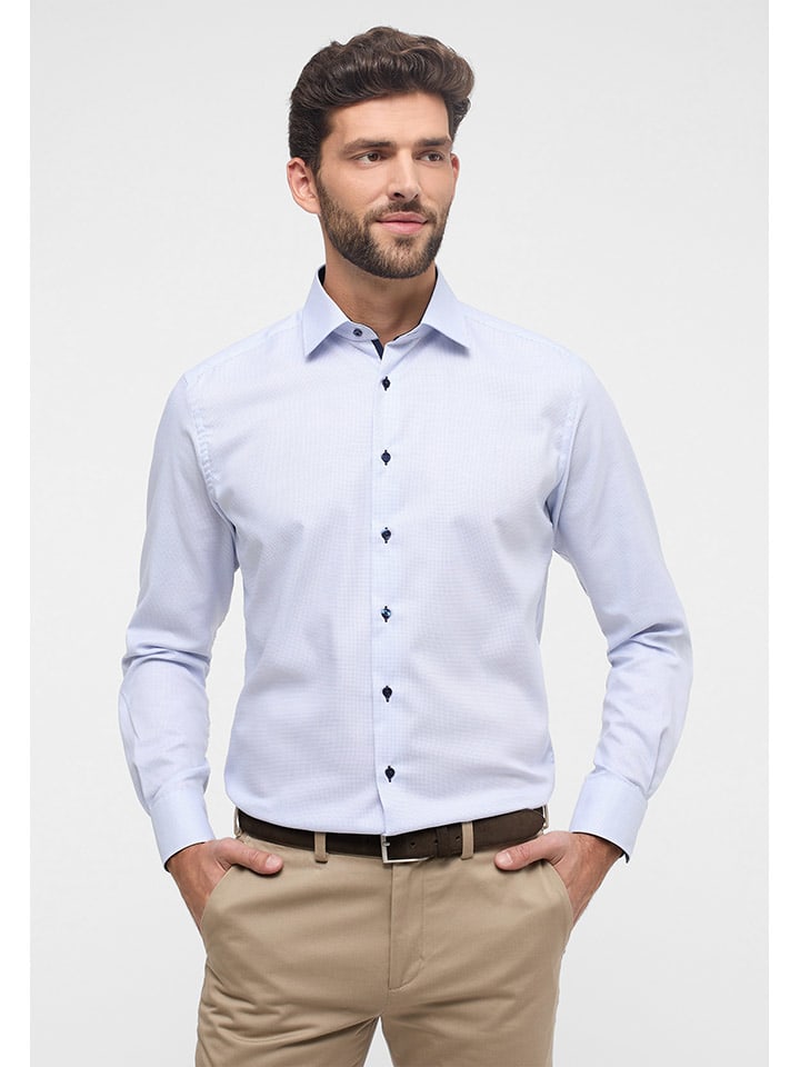 

Рубашка Eterna Hemd, светло-синий