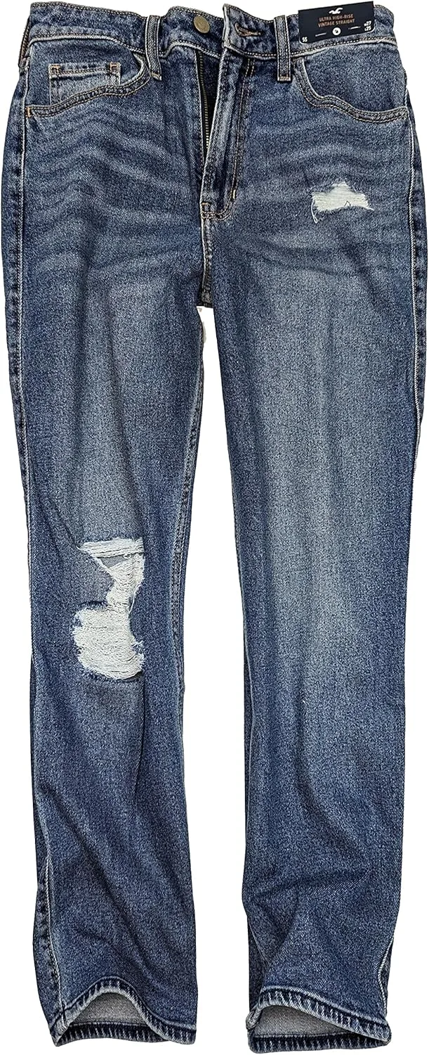 

Hollister California женские джинсы ultra high-rise vintage ankle straight