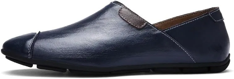 Лоферы из искусственной кожи, Mens, модель нет, синий SayfuR — фото 4