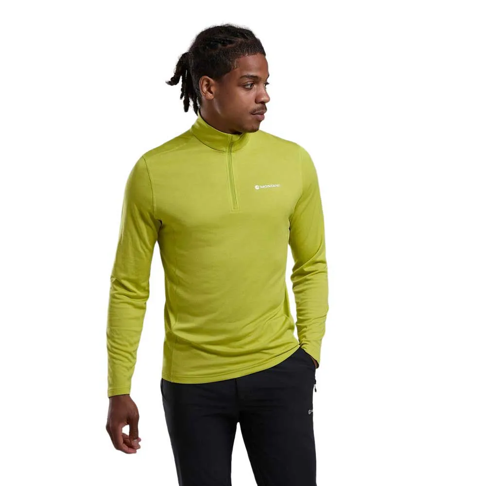 

Футболка Montane Dart Half Zip long sleeve, желтый