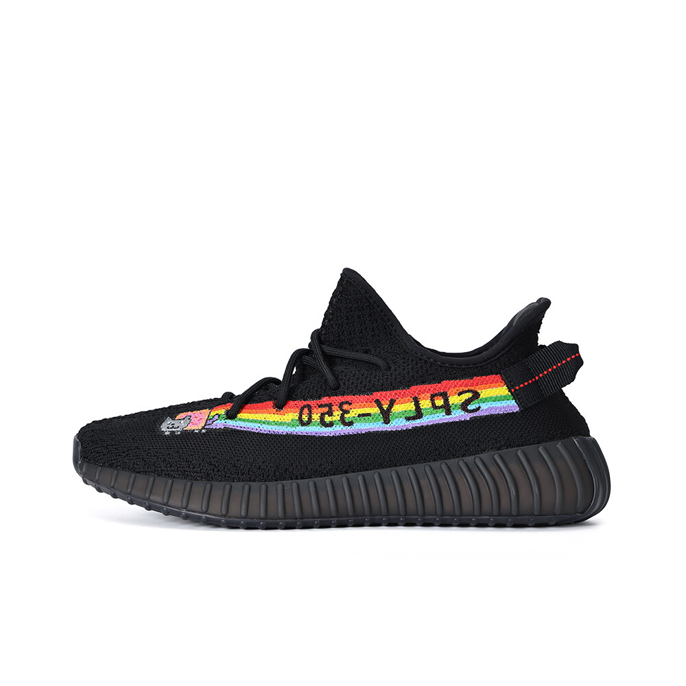 

Adidas originals Yeezy Boost 350 V2 Lifestyle Обувь унисекс, Black rainbow