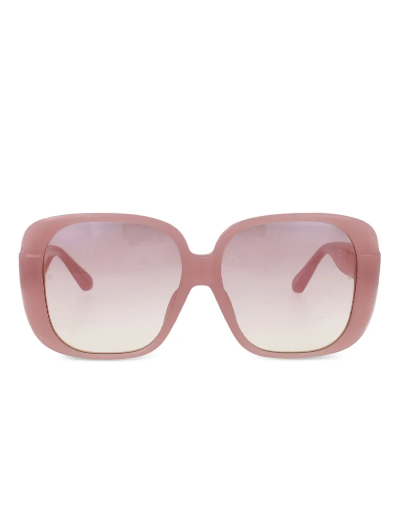 

Linda Farrow oversize-frame солнцезащитные очки, розовый