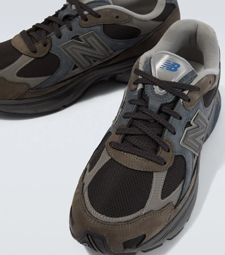 Кроссовки с замшевой отделкой 2010 года New Balance, серый — фото 3