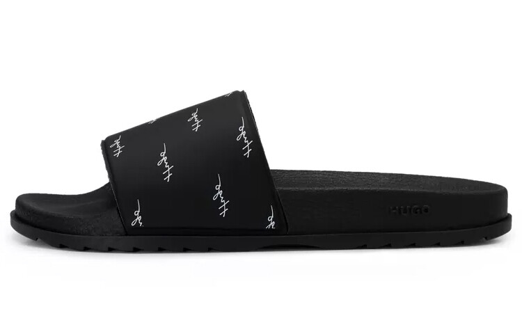 

Шлепанцы мужские черные Hugo Boss