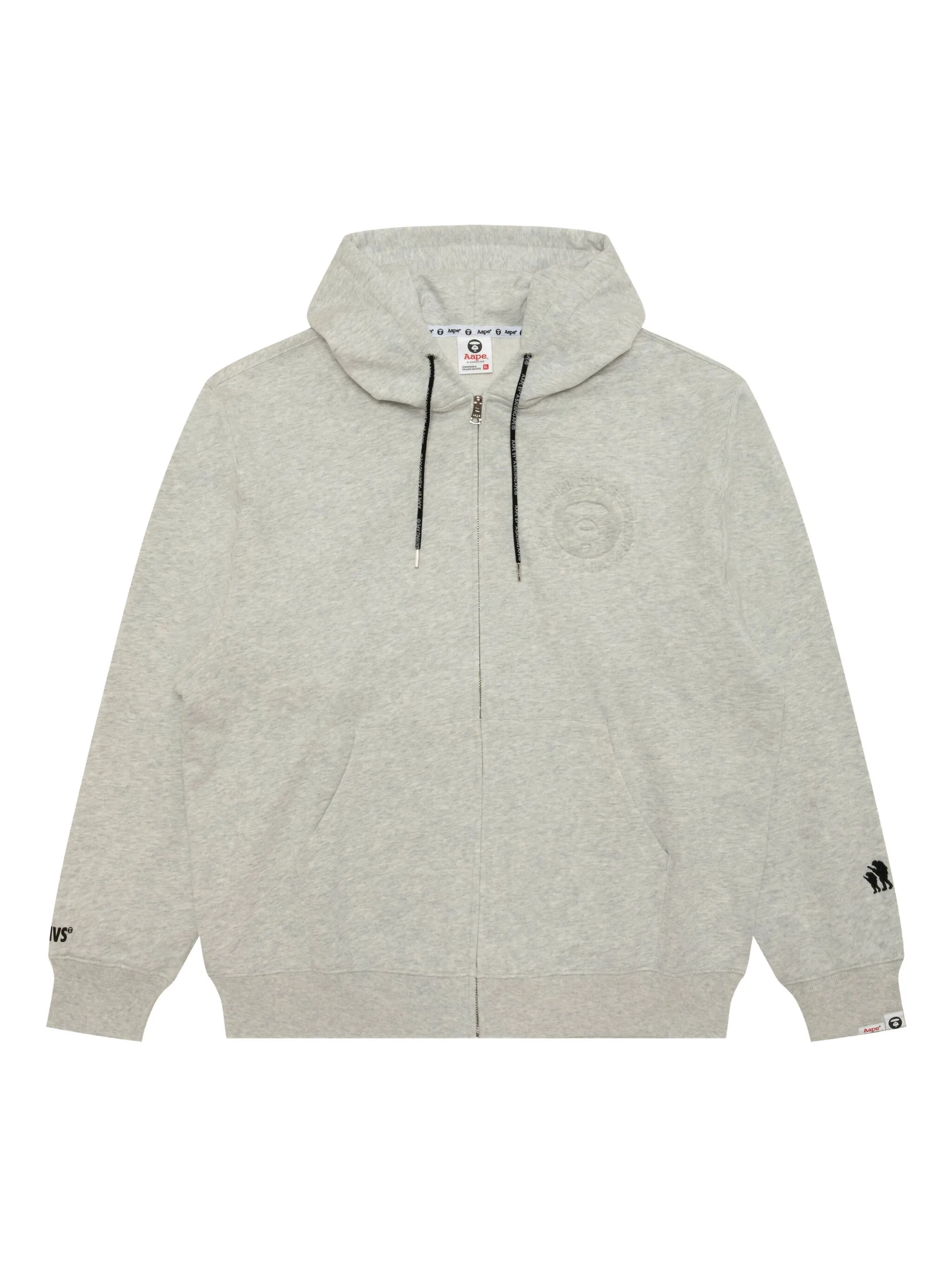 

Худи Aape на молнии Aape By A Bathing Ape, серый