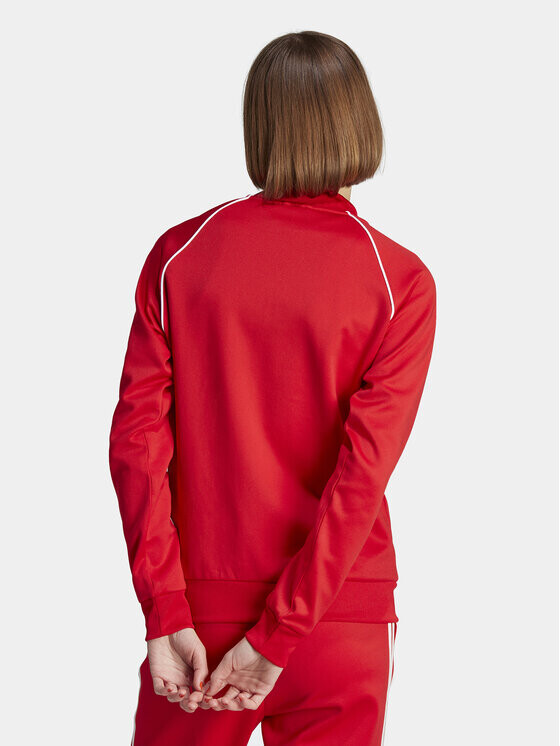 Толстовка стандартного кроя Adidas, красный — фото 3