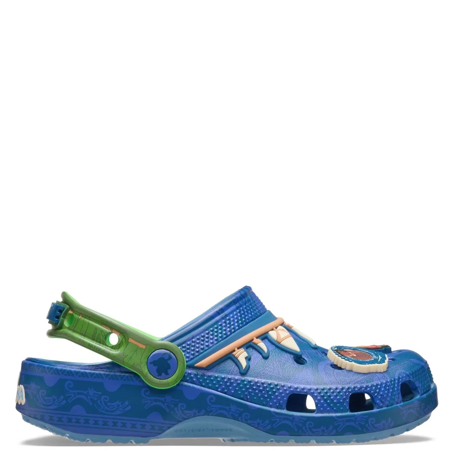 Crocs Disney Moana Maui Classic 211198-90H Clog Blue Slip On Shoes JAX478 — фото 3