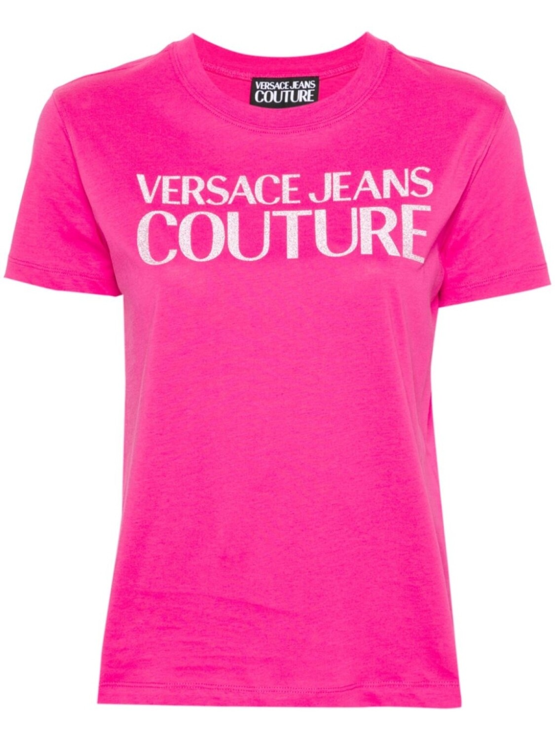 

Футболка с логотипом Versace Jeans Couture, розовый