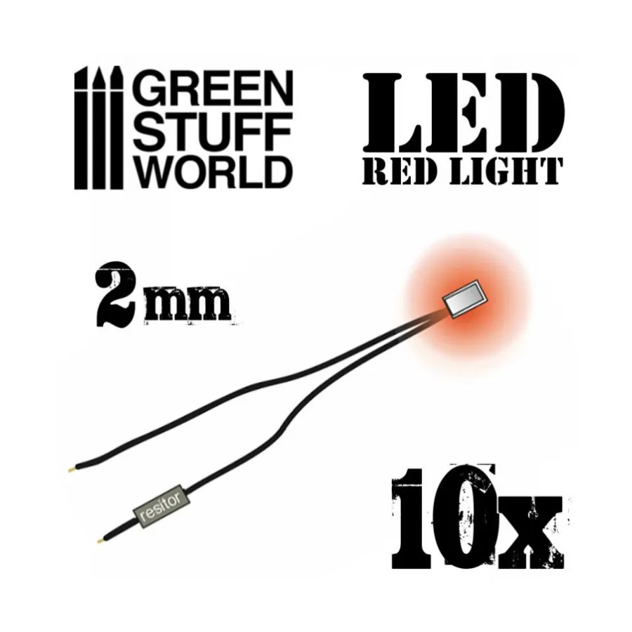 

Светодиоды - красные (1 мм), Accessories - Lighting Products (Green Stuff World)