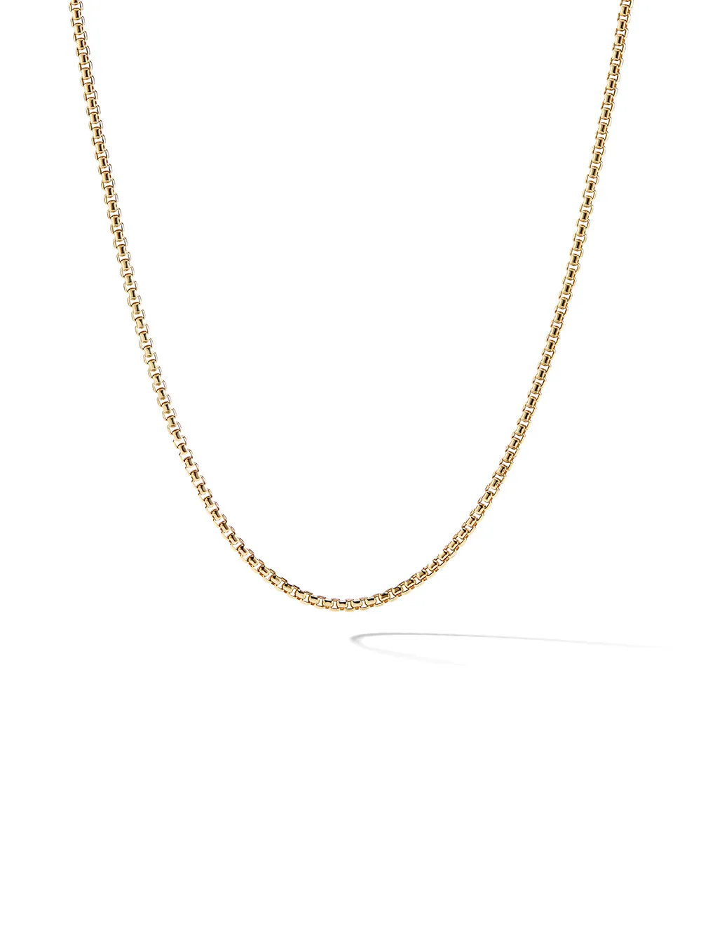 

Колье Box Chain из желтого золота David Yurman, золотой
