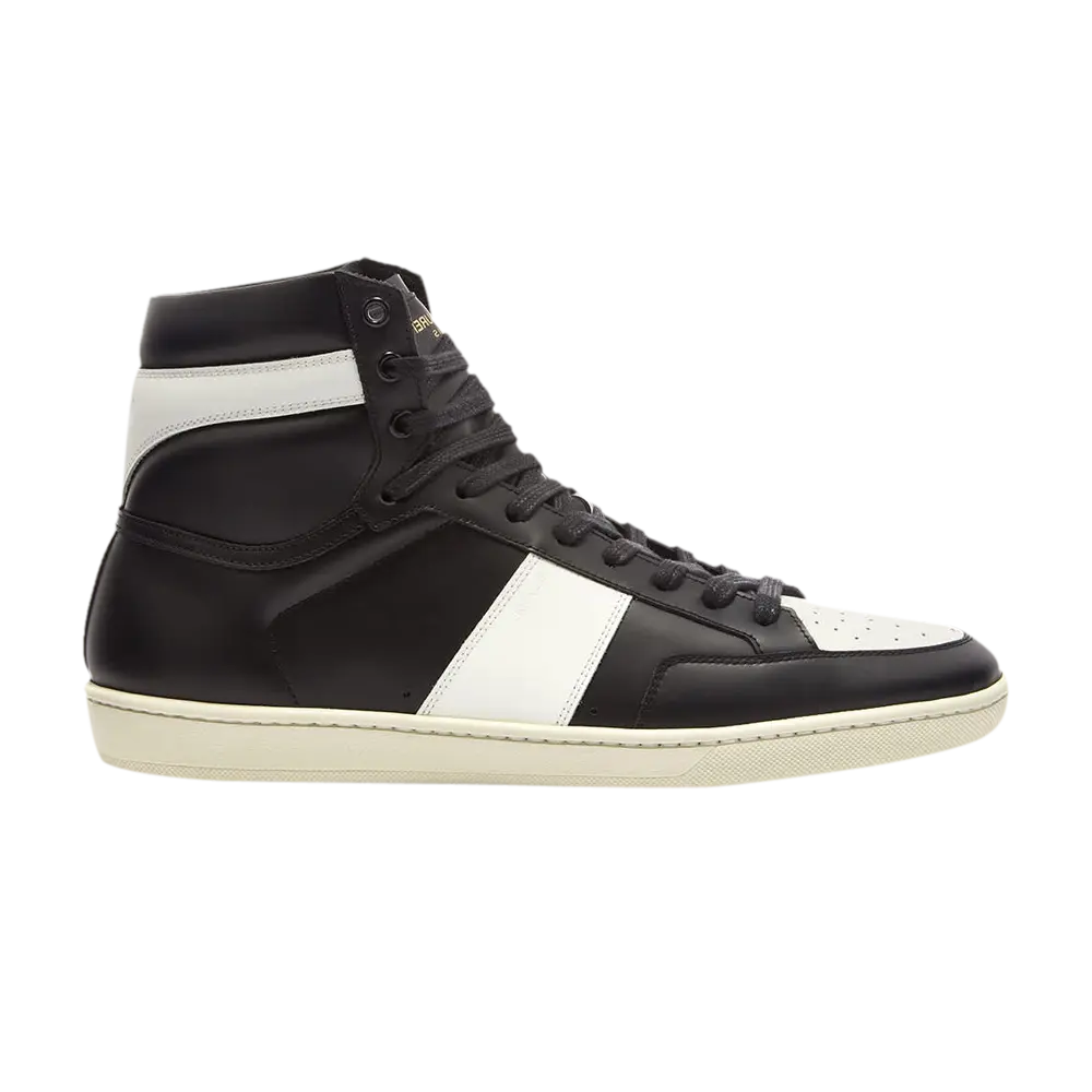 

Высокие кроссовки Saint Laurent SL-10H High Top Sneaker, черный