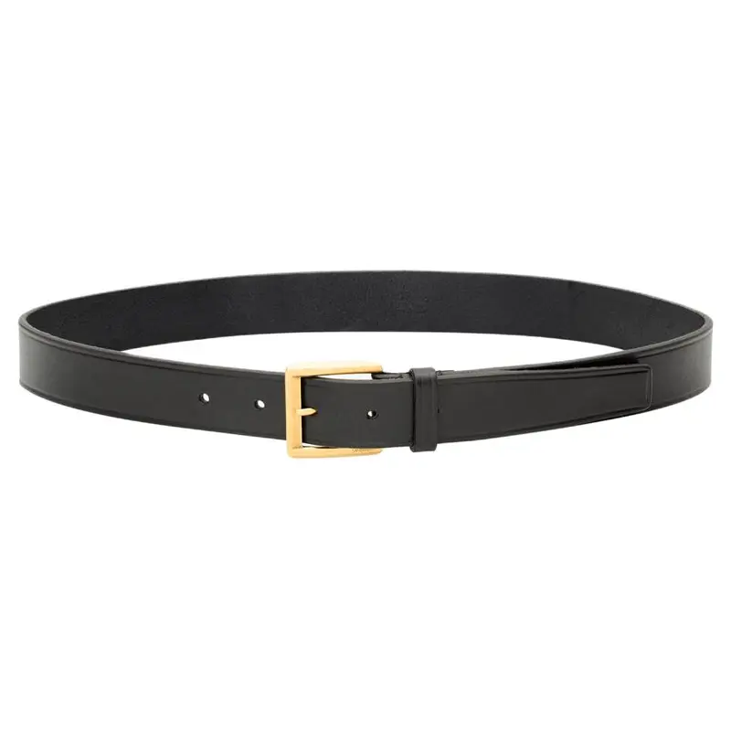 

SAINT LAURENT Женский ремень из телячьей кожи черный шириной 3 см, Black