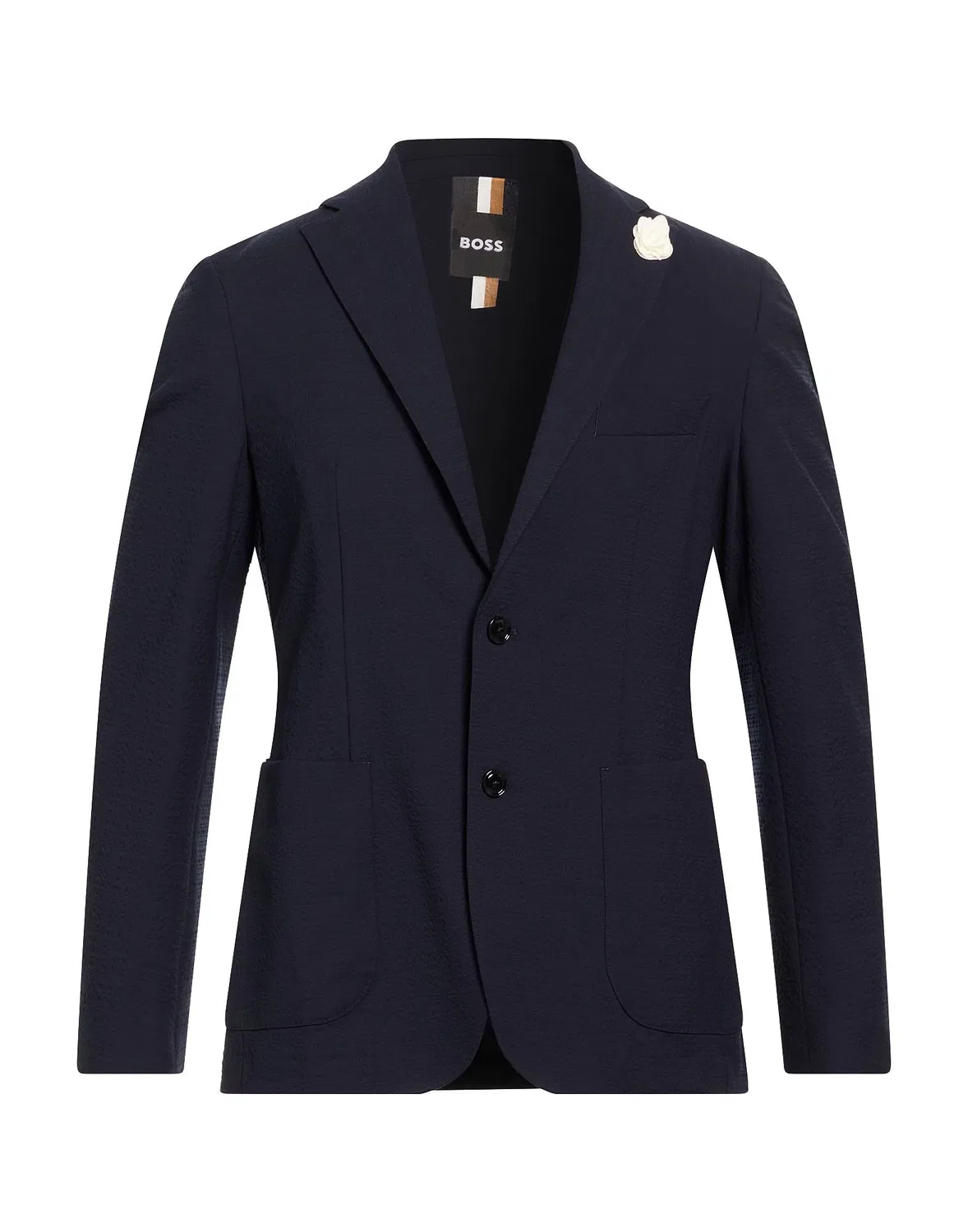 Блейзер однобортный BOSS Midnight blue
