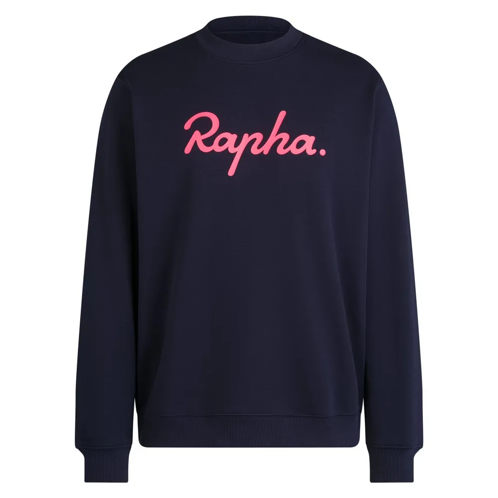 

Толстовка Rapha Heavyweight Cotton Large Logo, синий