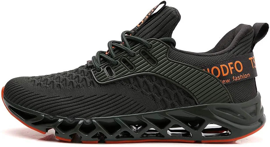 

Мужские кроссовки TSIODFO, модные спортивные для бега, тенниса и ходьбы, темно-зеленый