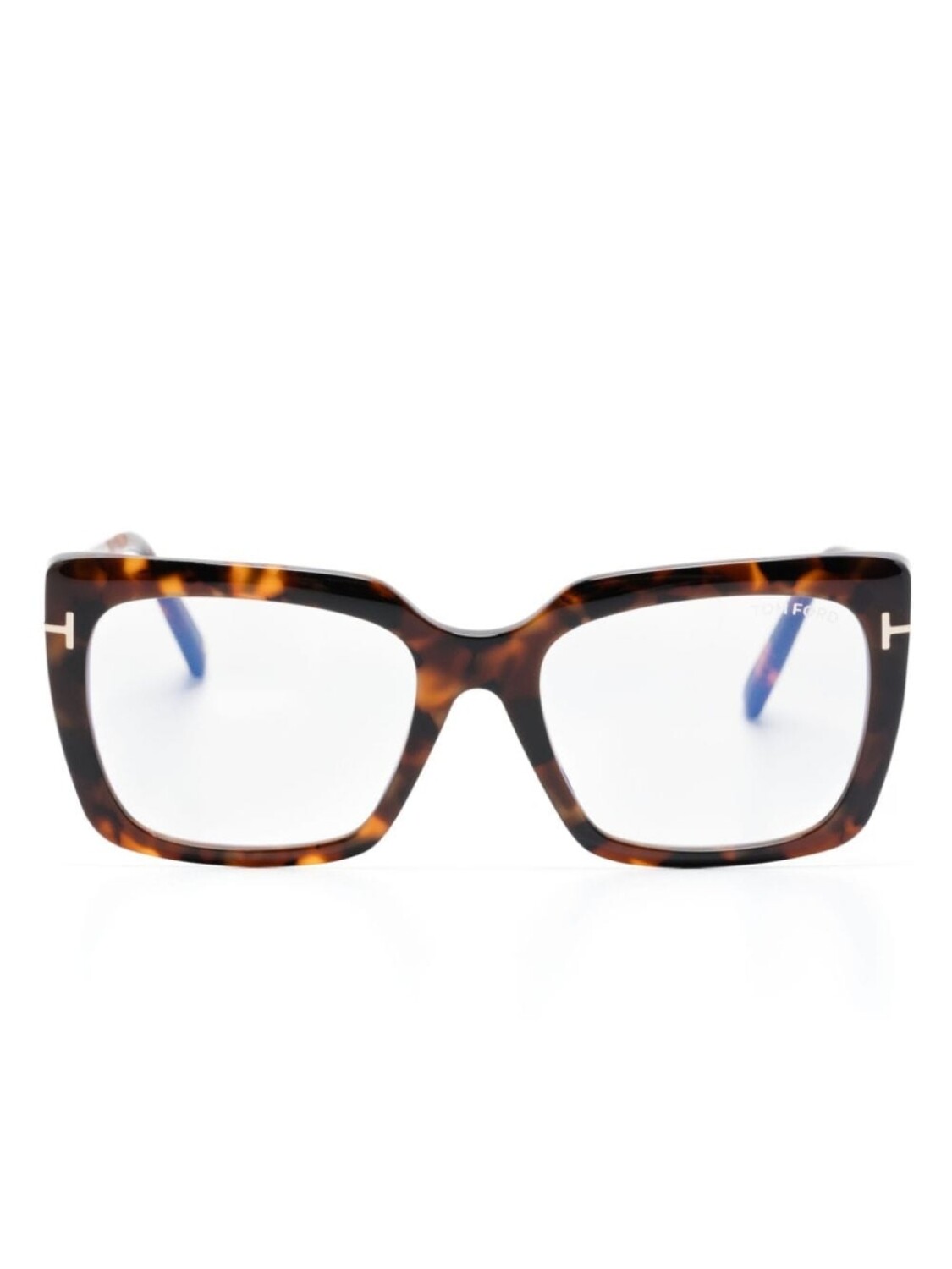 

TOM FORD Eyewear очки в квадратной оправе, коричневый