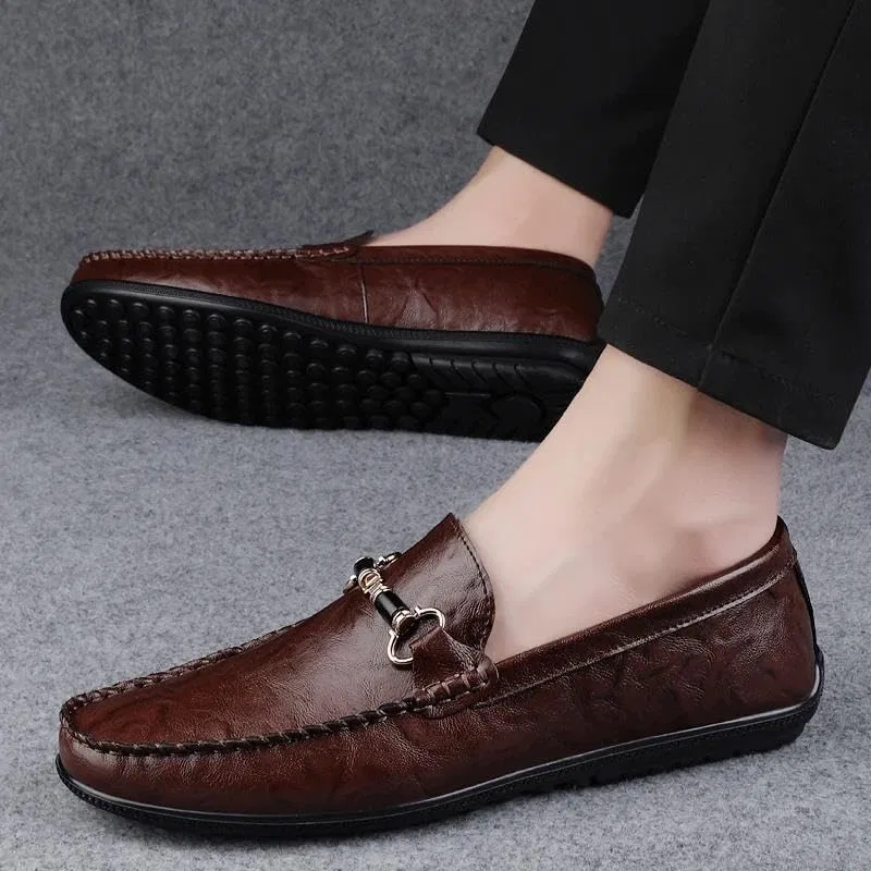 Лоферы мужские Adhdyuud Loafers Black-1 — фото 2