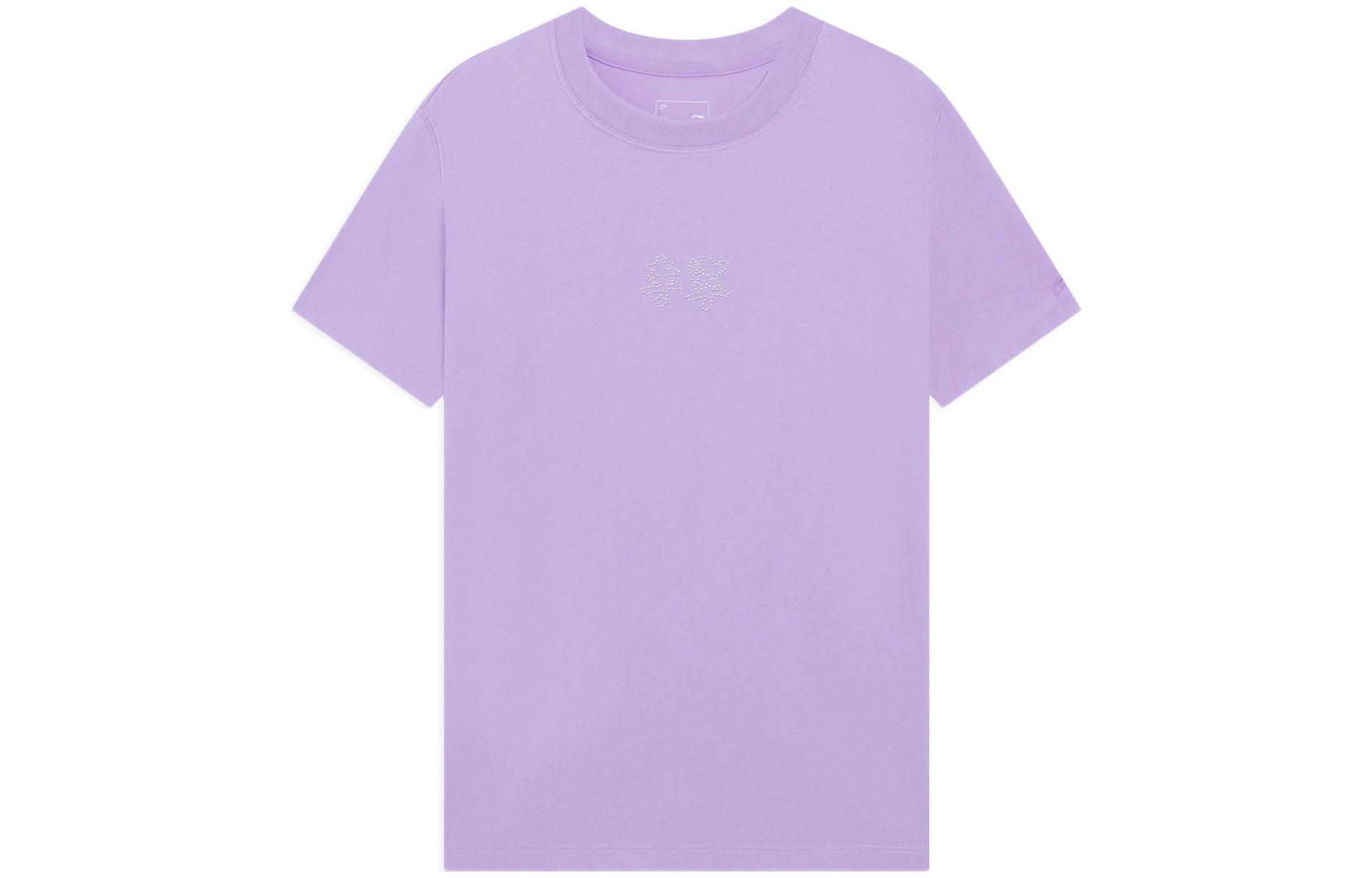 

Женская футболка LiNing Sports Life Collection, фиолетовая