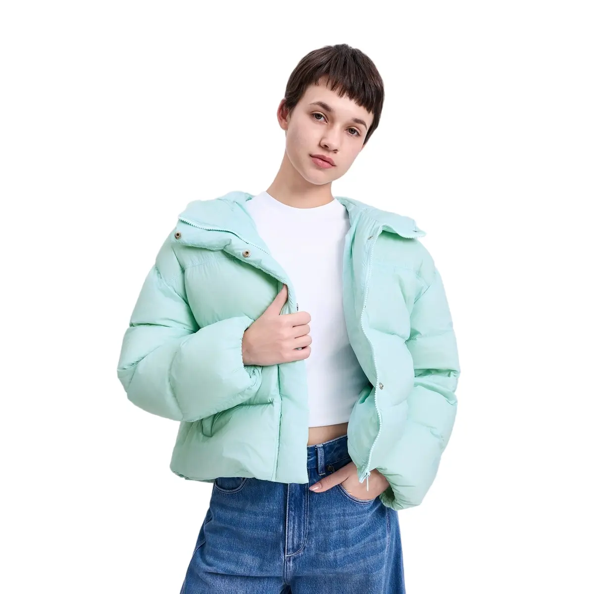 

Пуховик GAP женский, бежевый