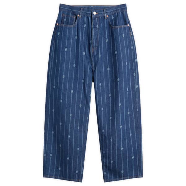 

Джинсы Drole de monsieur с монограммой Drôle De Monsieur, Stone Wash