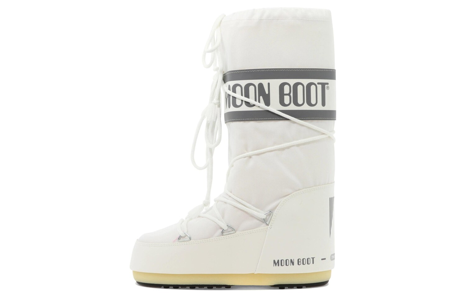 Женские ботинки Moon Boot зимние на толстой подошве, белый