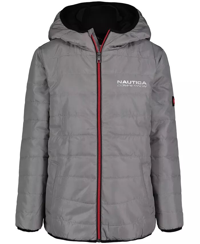 

Легкая складная куртка для больших мальчиков Nautica, серый