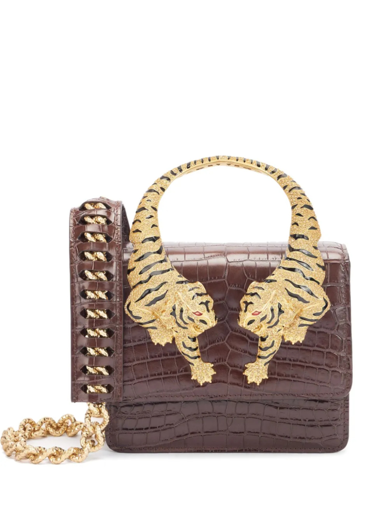 

Сумка-тоут Roat среднего размера Roberto Cavalli, коричневый