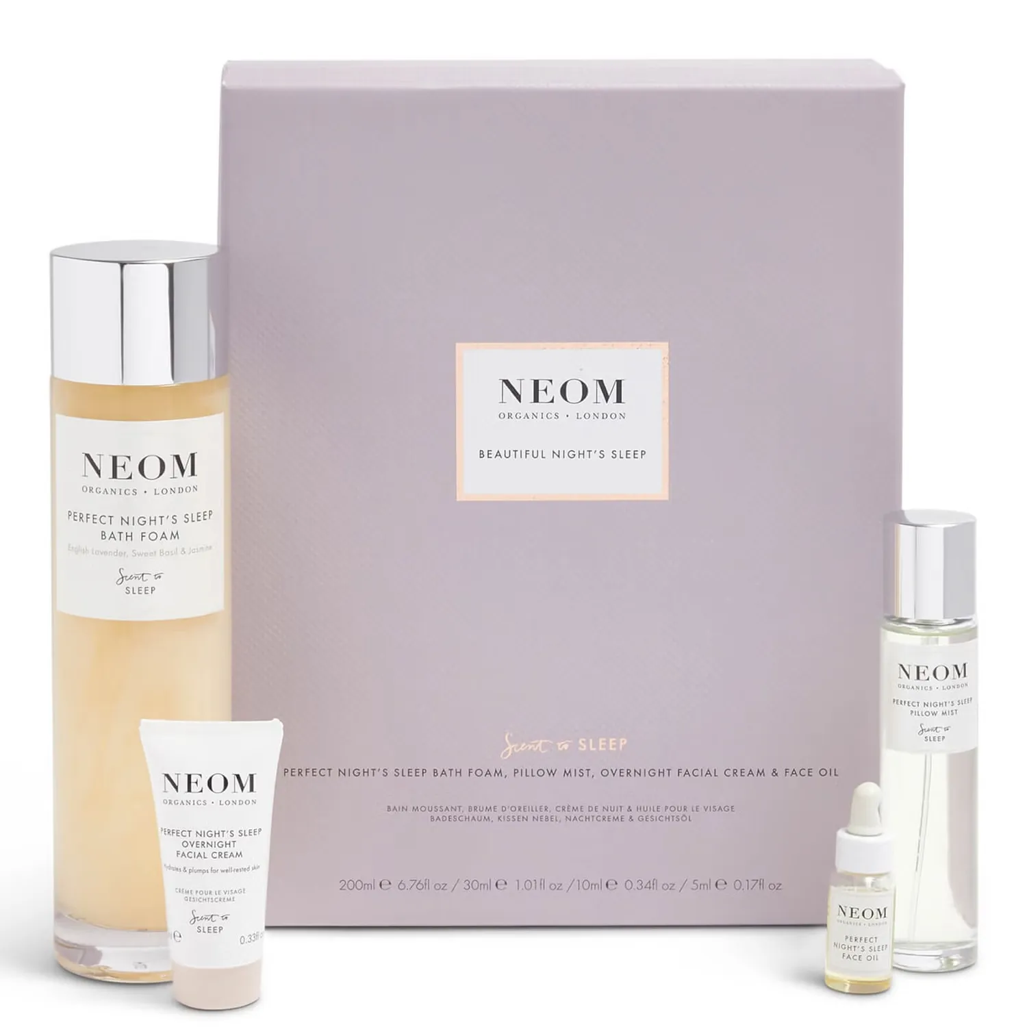 

Красивый комплект для ночного сна Neom