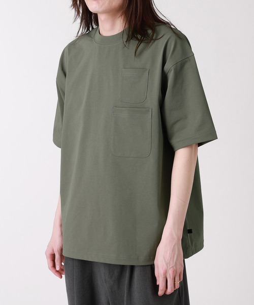 

Футболка с круглым карманом DAIWA PIER39 TECH, цвет хаки