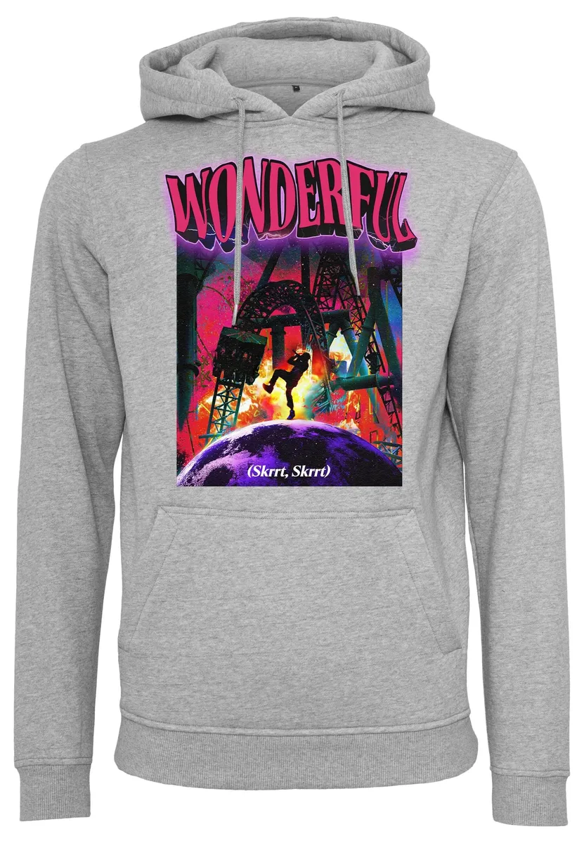 

Толстовка MisterTee с капюшоном "MisterTee Men's Wonderful Hoody", серый