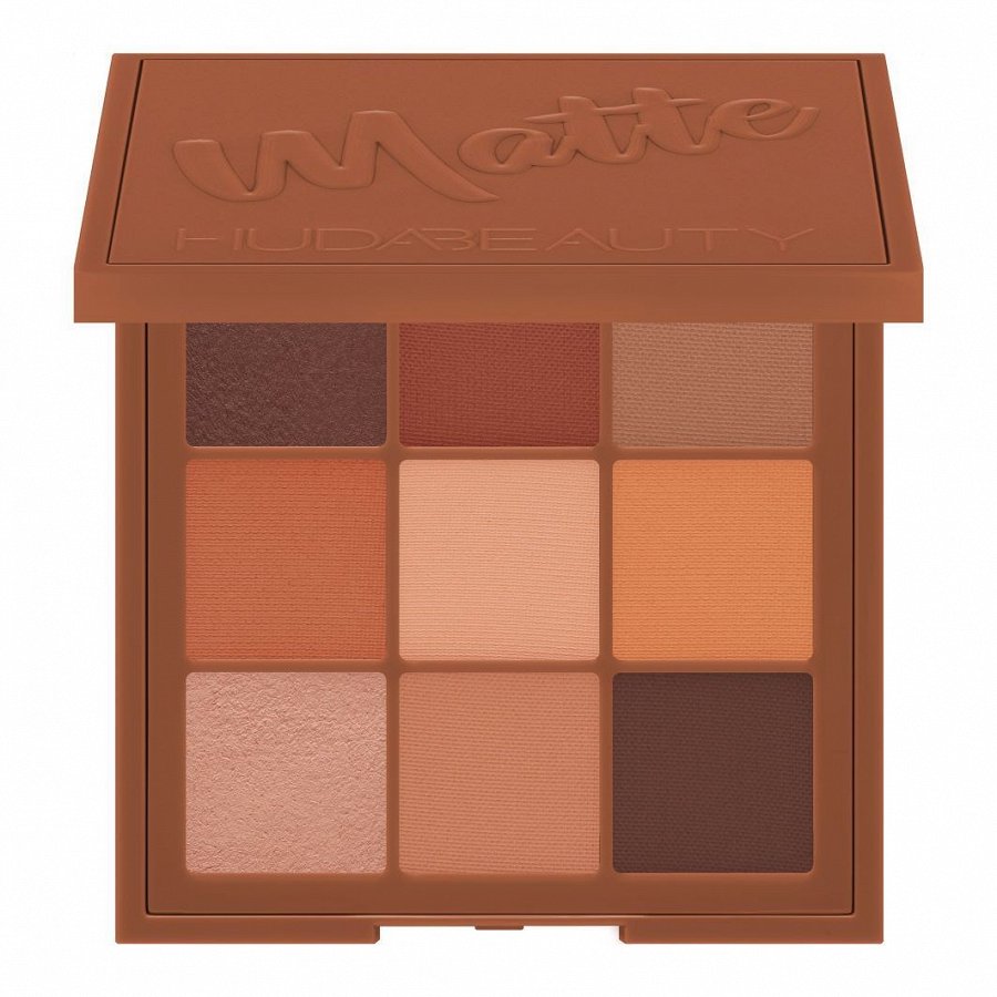 

Палитра теней для век matte obsessions eyeshadow palette Huda Beauty, цвет warm