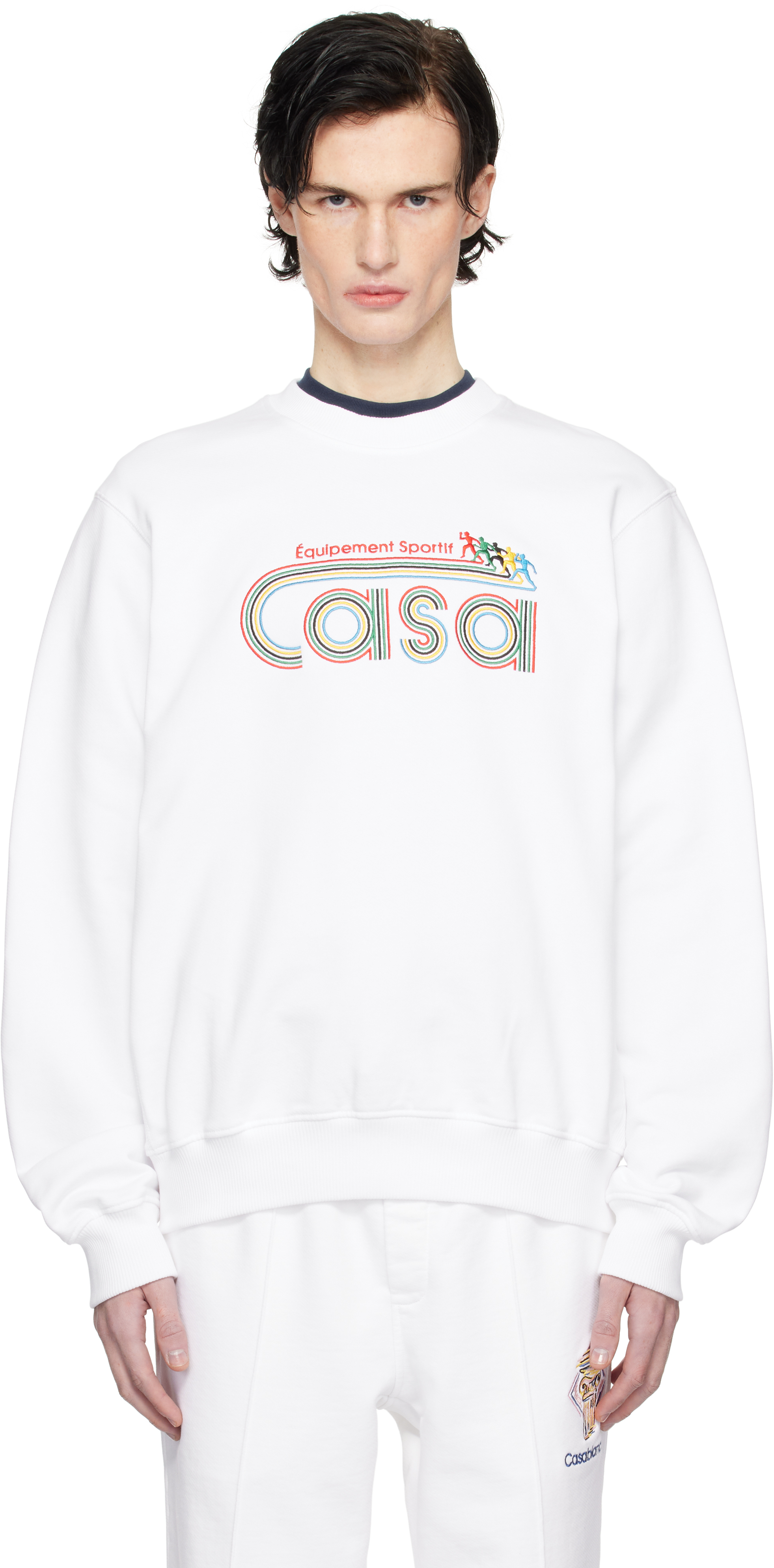

Вышитая толстовка Off-White 'Equipement Sportif' Casablanca
