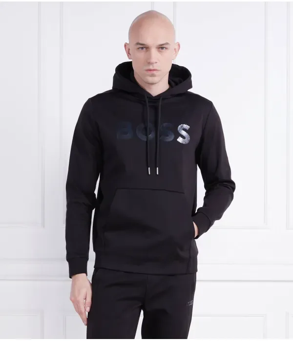 Толстовка Soody Mirror regular fit Boss Green, черный — фото 3